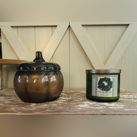 Better Homes & Gardens 3 Wick Jar Candle Pumpkin Snickerdoodle Swirl 30oz - Picture 9 of 9